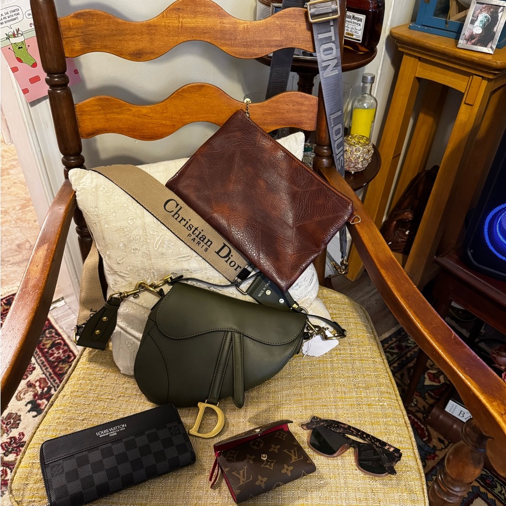 Dior Olive Green Messenger Bag